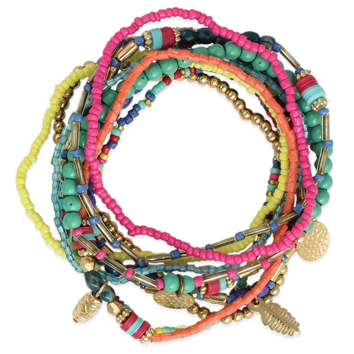 Boho Beaded Bracelet Set