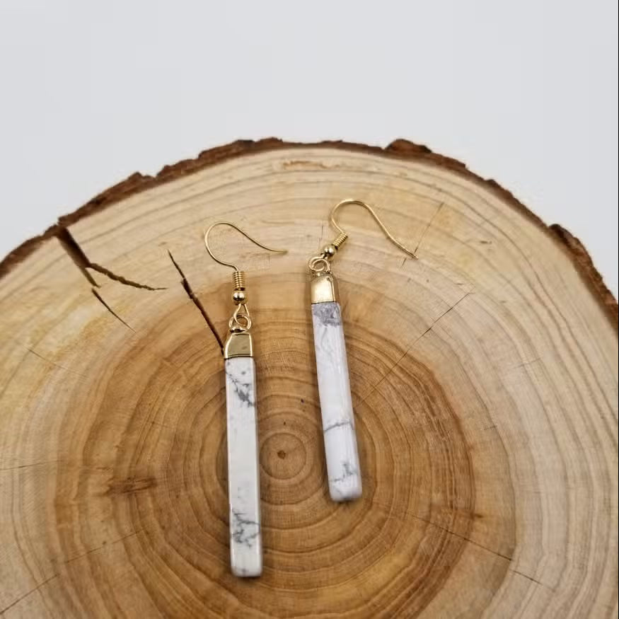 Natural Stone Earrings