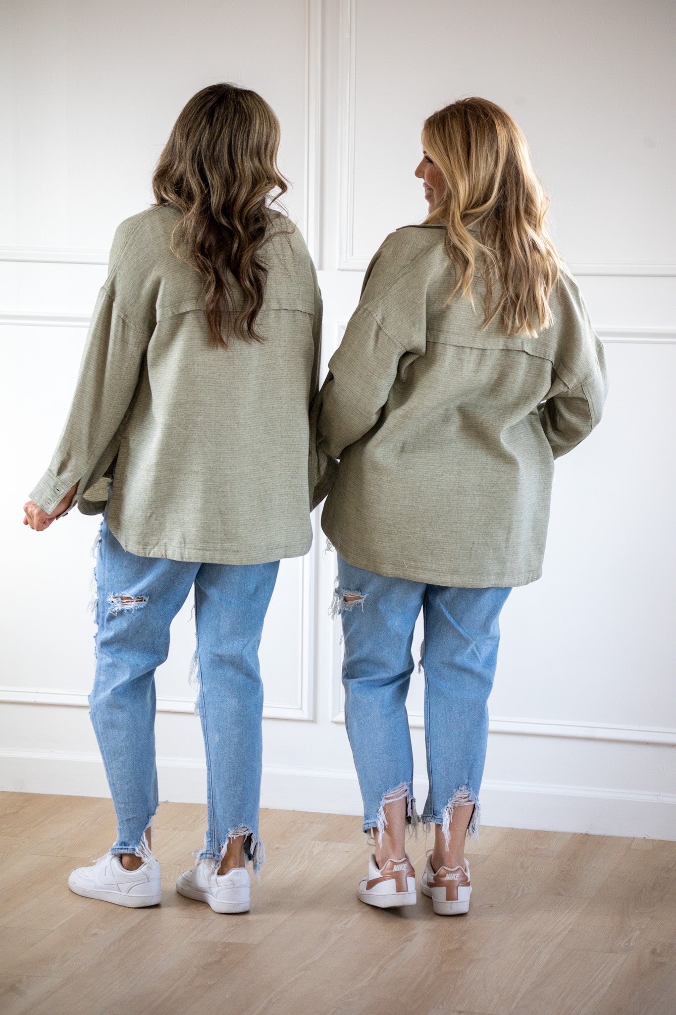 The Layla Textured Drape Shacket
