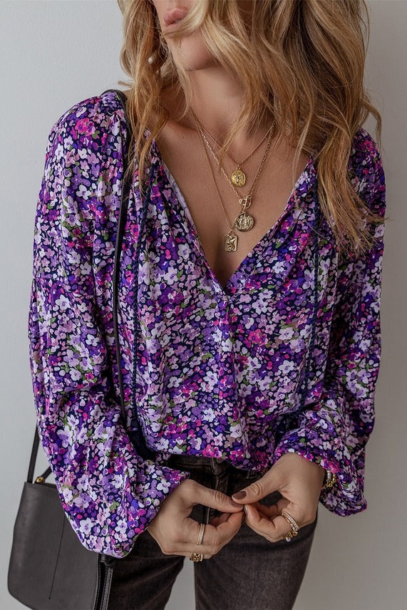 Boho Floral Top