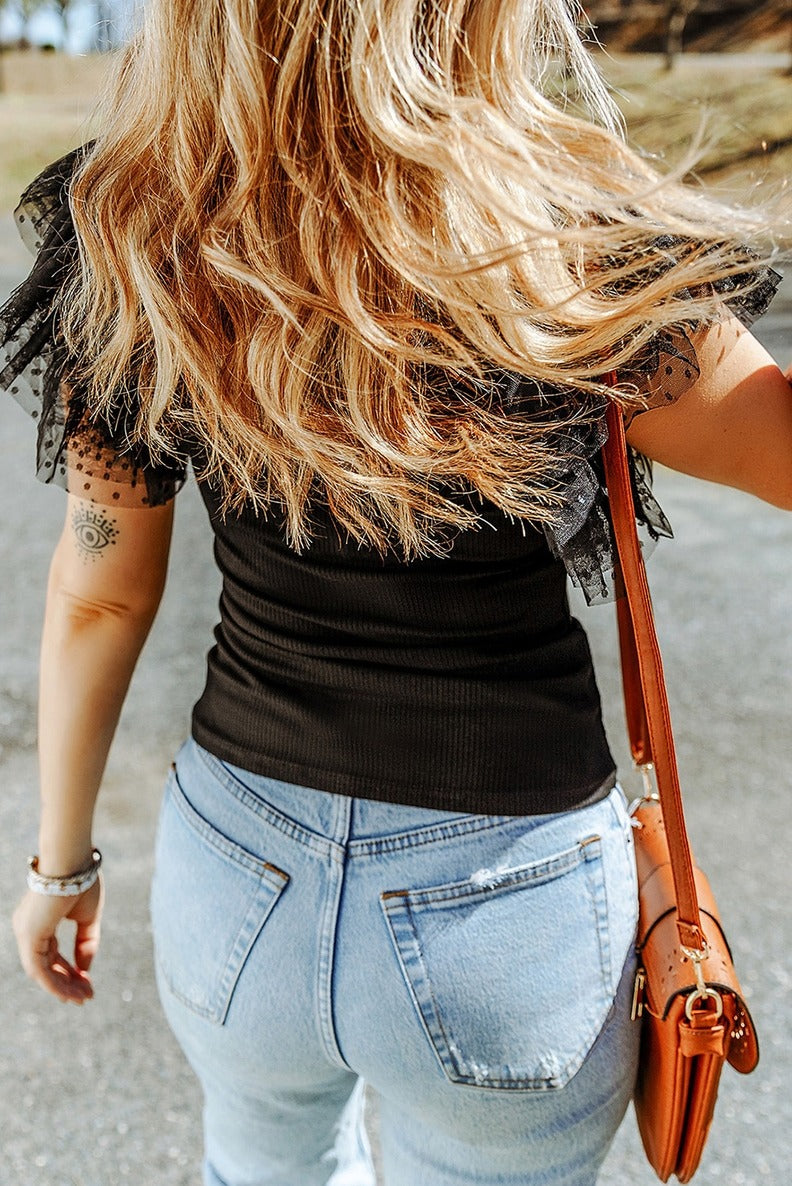 Dottie Mesh Top