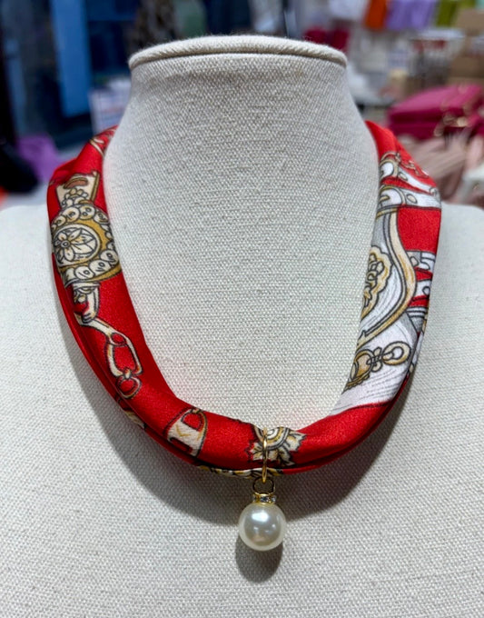 Pearl Scarf Necklace