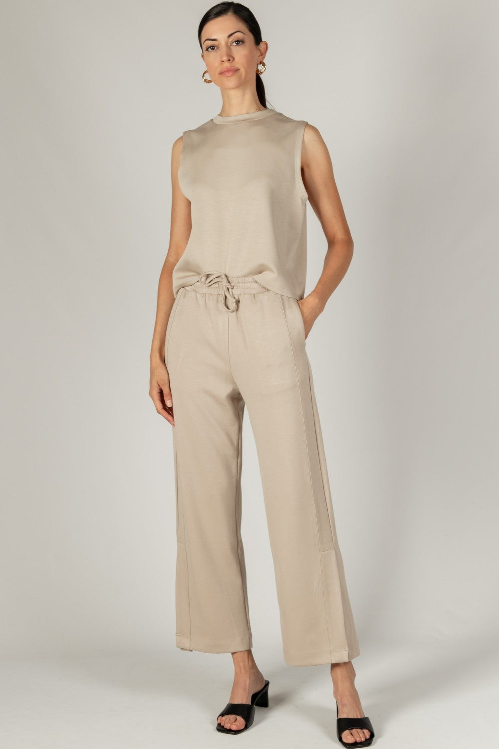 The Cali Scuba Modal Wide Leg Pant