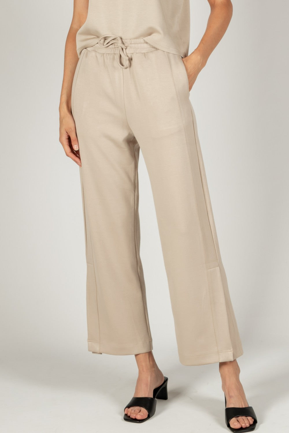 The Cali Scuba Modal Wide Leg Pant