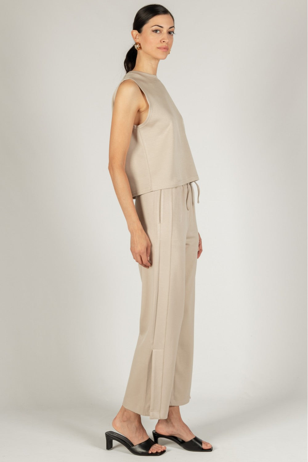 The Cali Scuba Modal Wide Leg Pant