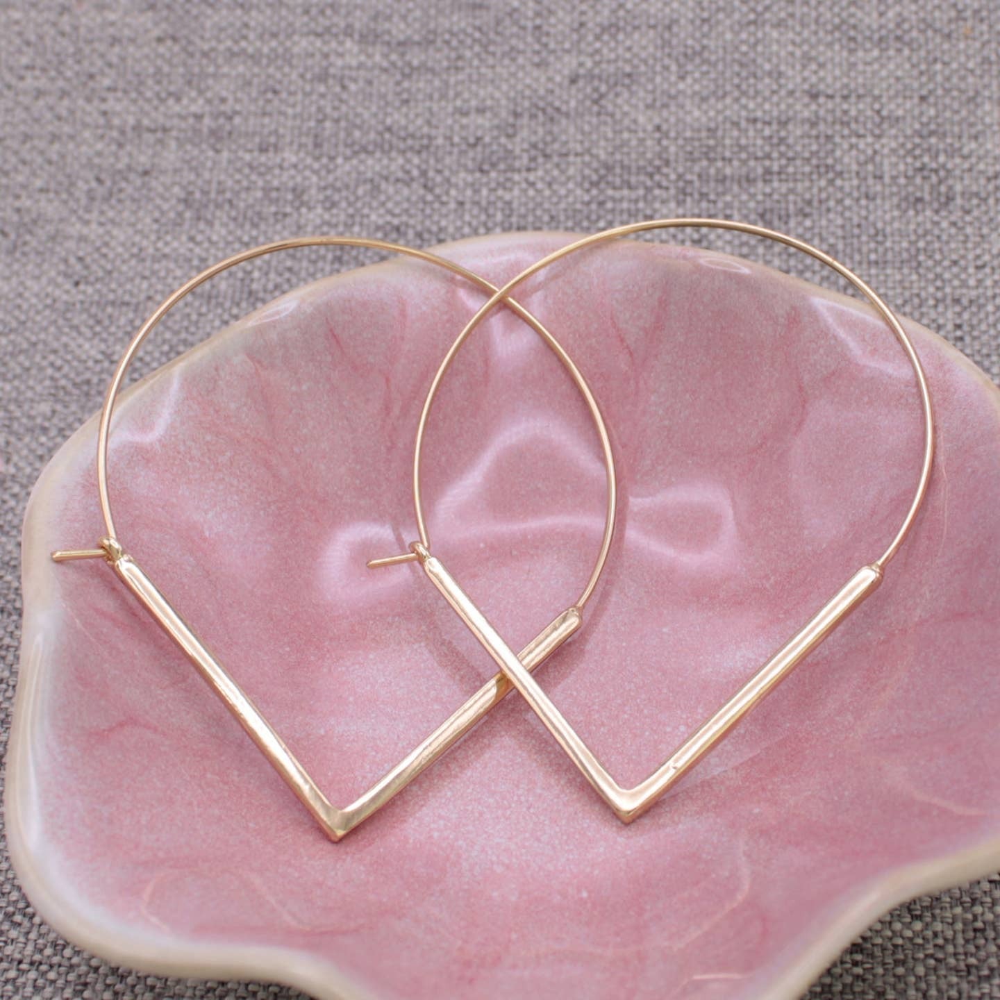 Peak Hoop Earring