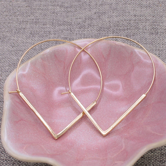Peak Hoop Earring